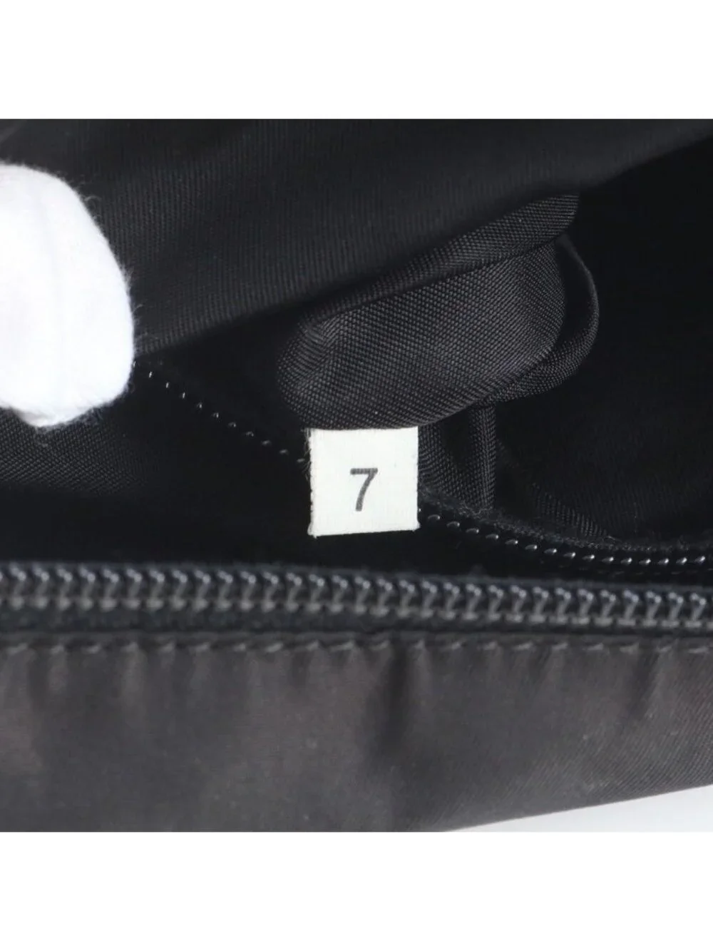 Prada White Tessuto Nylon Triangle Logo Leather Shoulder Bag Crossbody